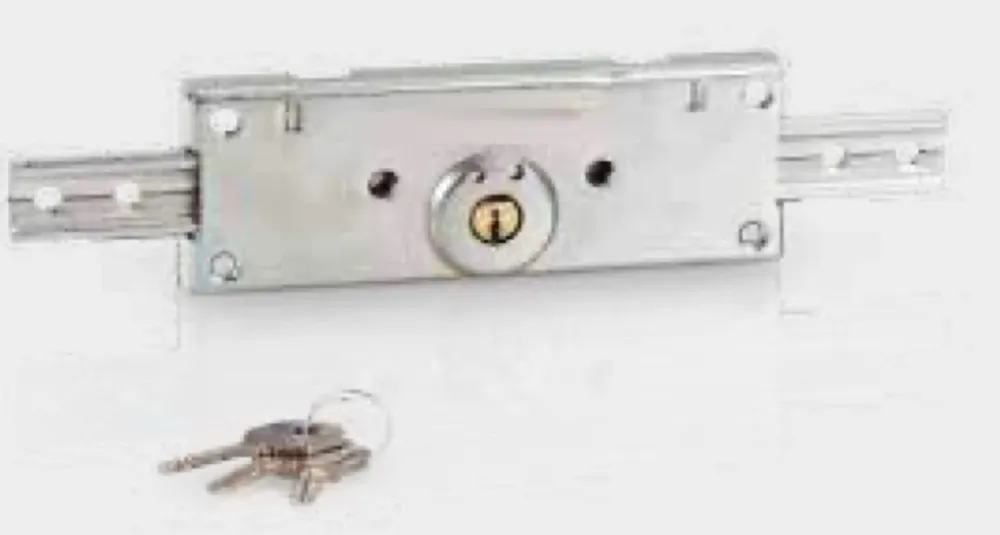 Cerradura de cortina con cilindro de latón y tres llaves